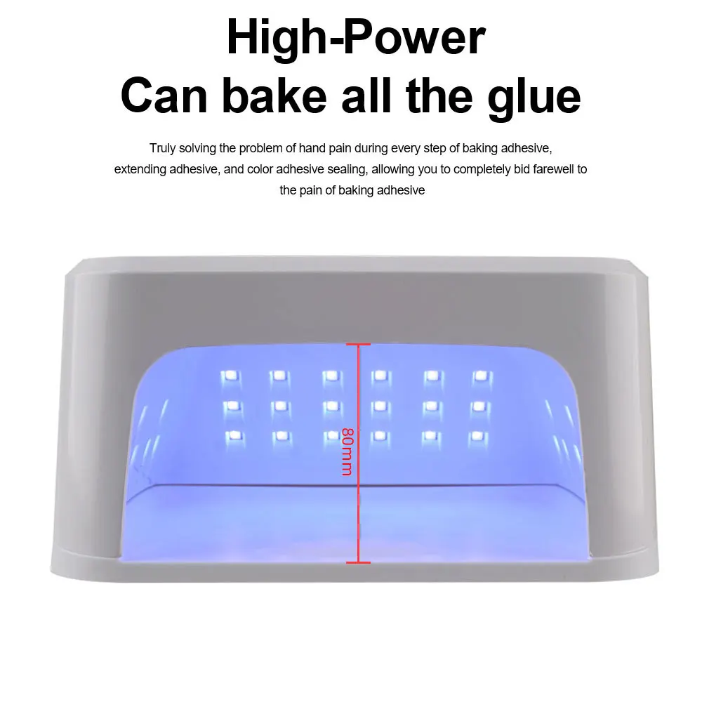 Fast Drying UV LED Nail Lamp With 45 Diamond LEDs - Image 3