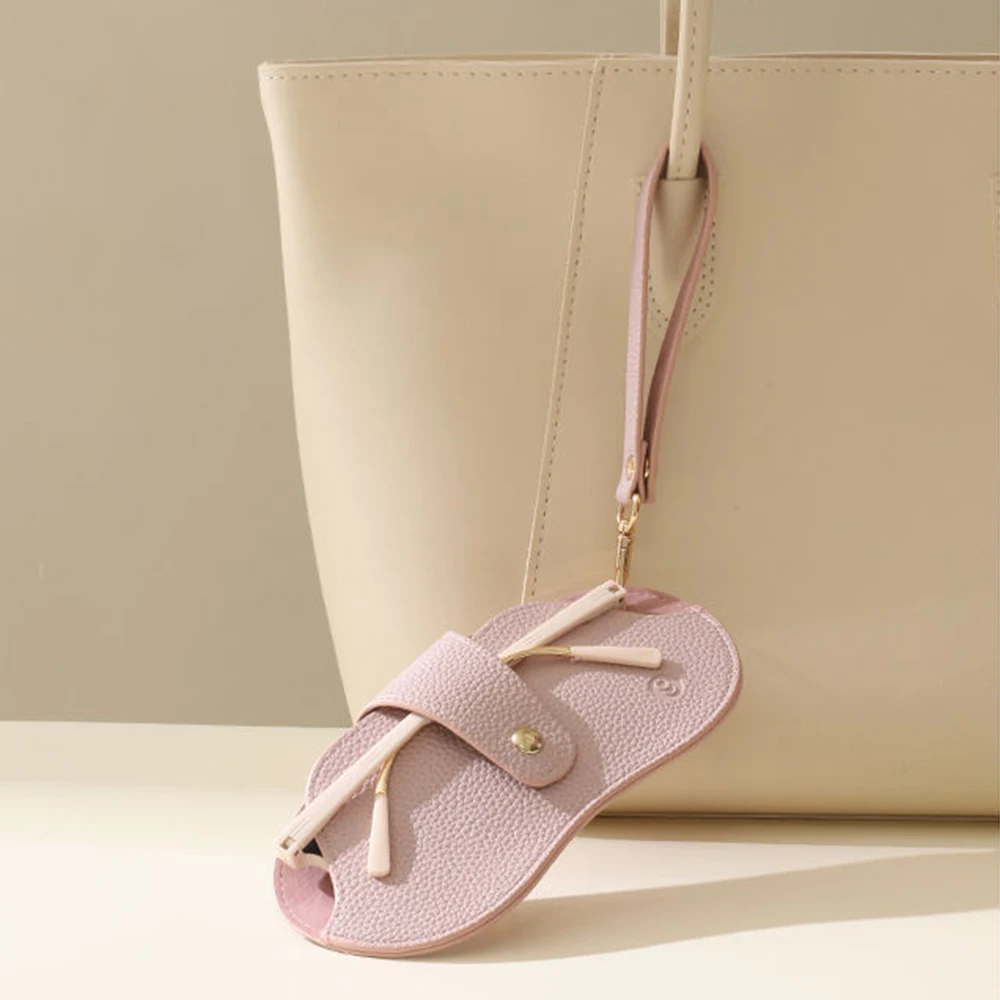 Slim Leather Eyeglasses Pouch - Image 2