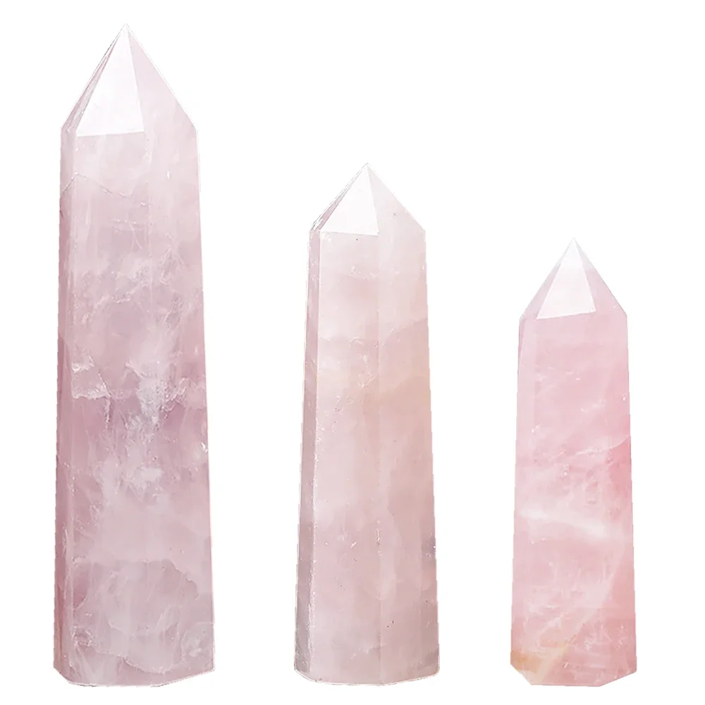 1PC Natural Rose Quartz Crystal - Image 5