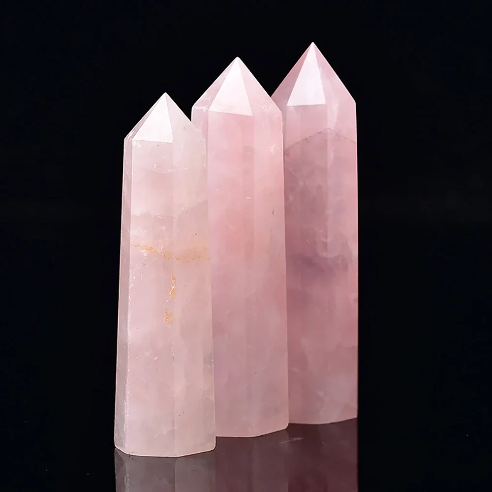 1PC Natural Rose Quartz Crystal - Image 4