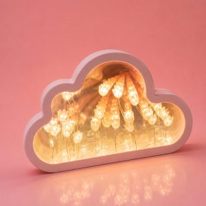 Cloud Mirror Tulip Lamp