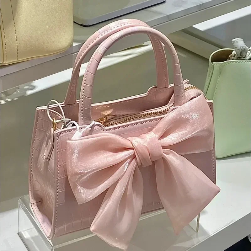 Elegant Bow Mini Handbag - Image 3