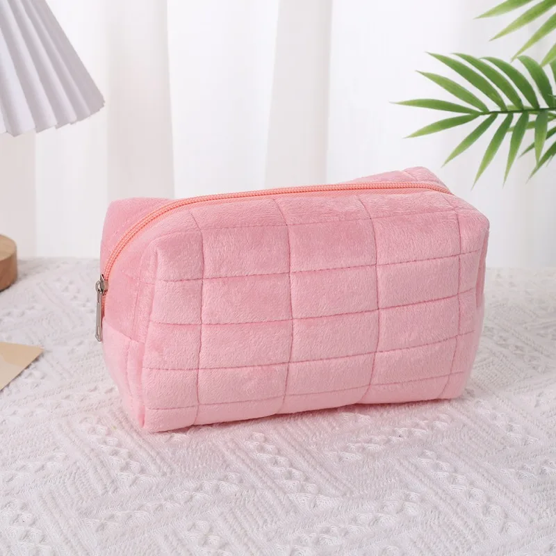 Plush Cosmetic Bag