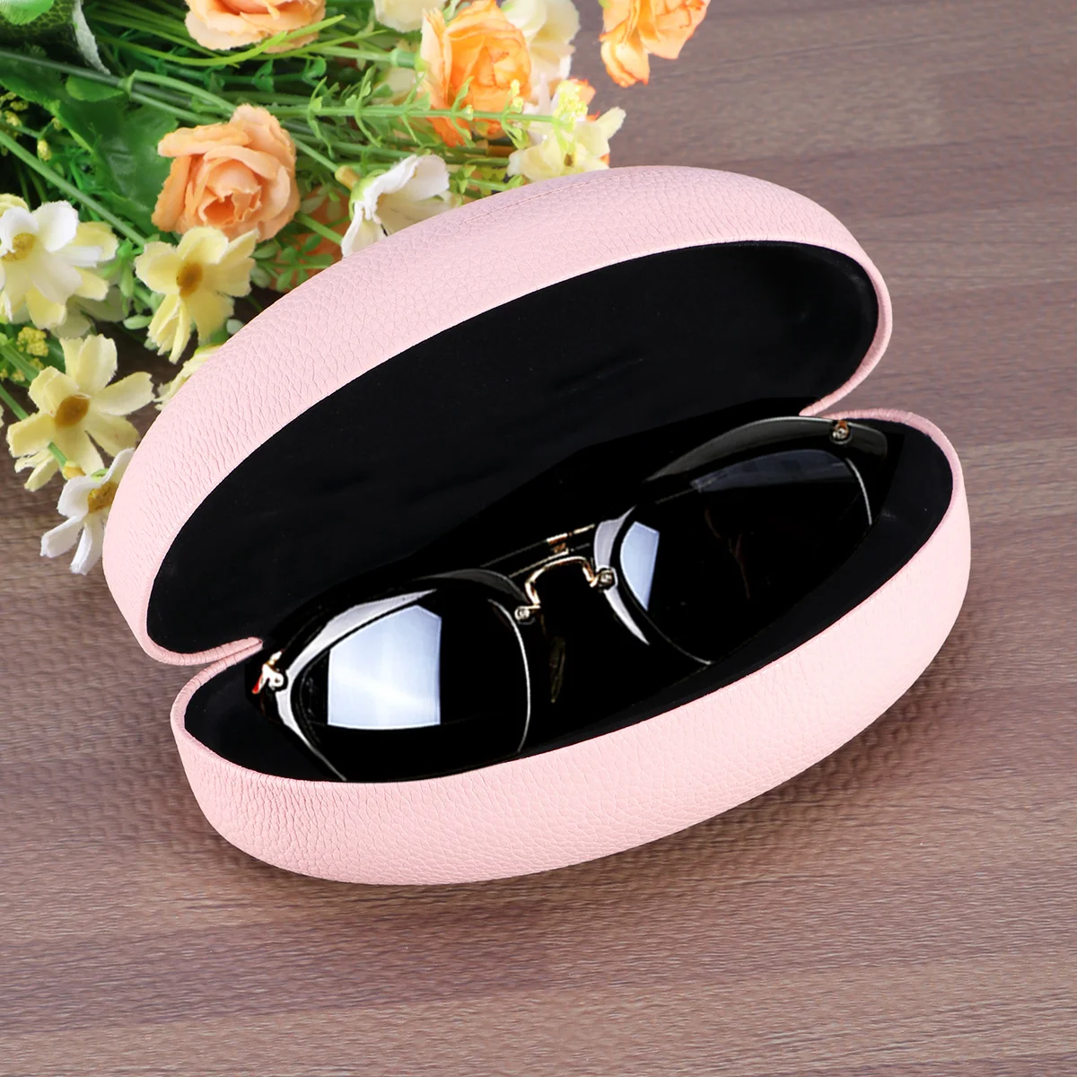 Hard Shell Sunglasses Case – Large Protective Eyeglass Storage Box