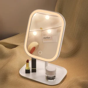 Lighted Vanity Mirror Stand