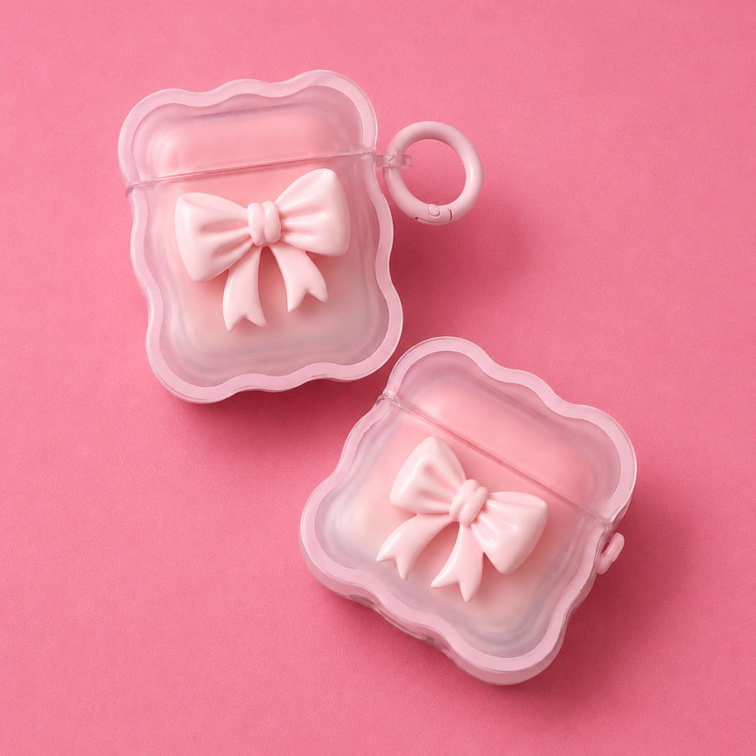 3D Bow Wave Earphone Case for Apple AirPods