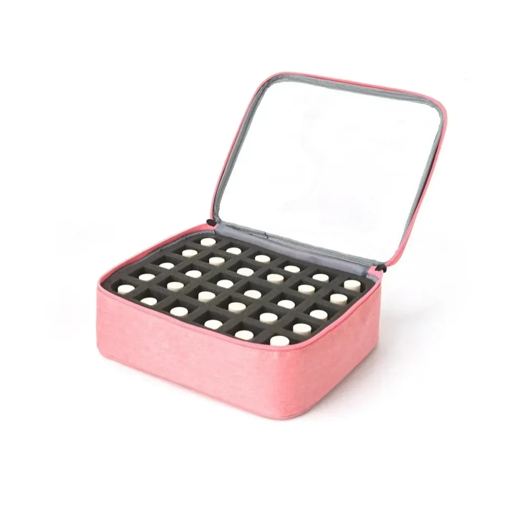 Portable Nail Polish Storage Organizer Bag (Holds 30–40 Bottles) - Image 2
