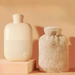 1000ml Hot Water Bottle with Soft Cover – Heat Therapy & Period Pain Relief