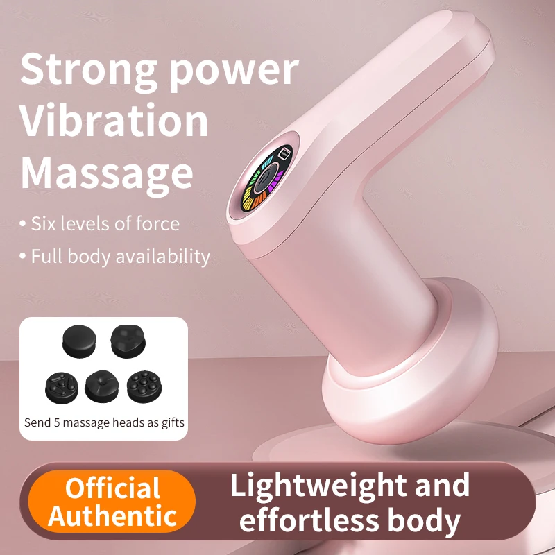 Pink Electric Body Massager Gun - Image 2