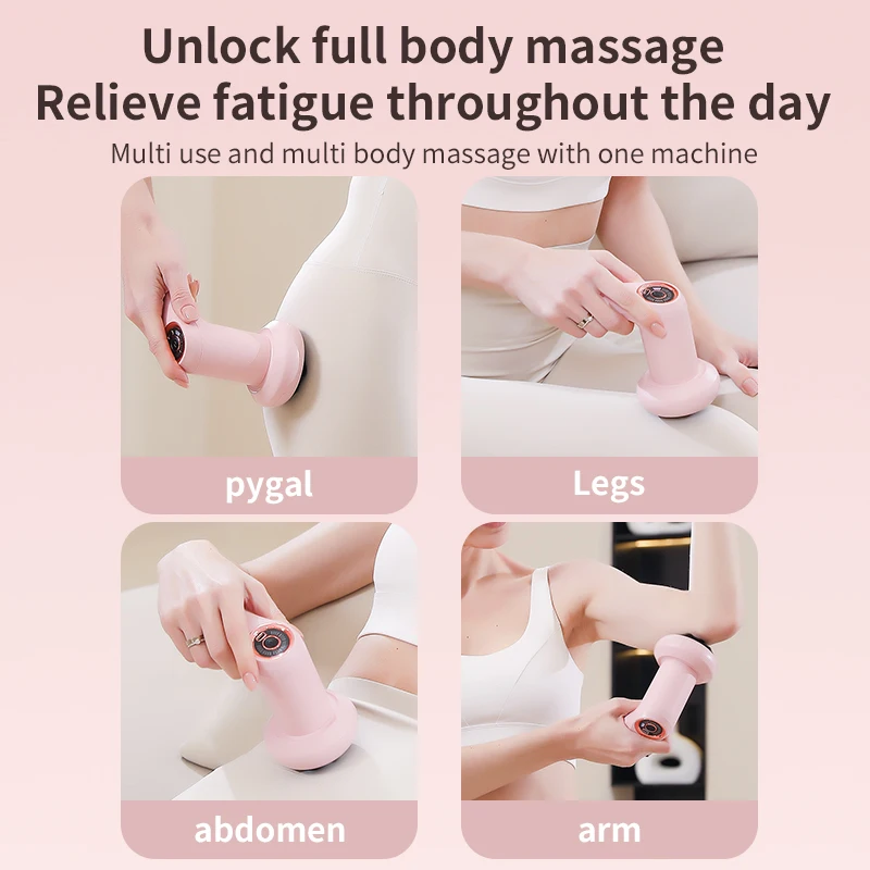Pink Electric Body Massager Gun - Image 4