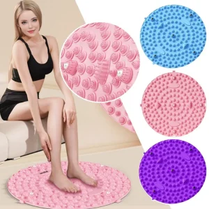 Pink Acupressure Foot Massage Mat