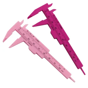 Pink Mini Caliper Measuring Tool – Precision Sliding Gauge Ruler for Crafts & DIY