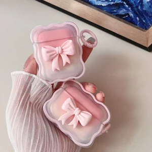 3D Bow Wave Earphone Case for Apple AirPods