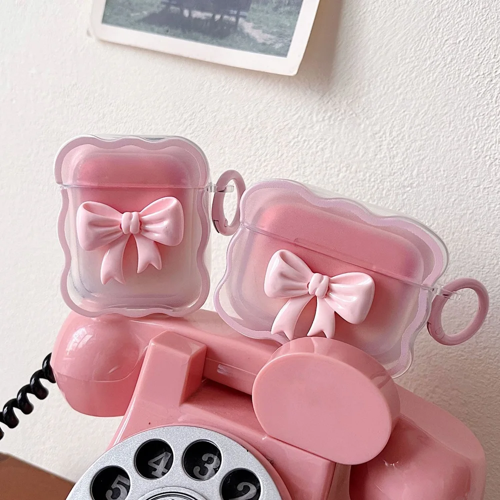 3D Bow Wave Earphone Case for Apple AirPods - Image 3