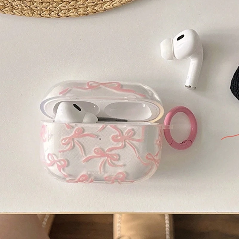 Pink Bow Case for Airpods - Image 3