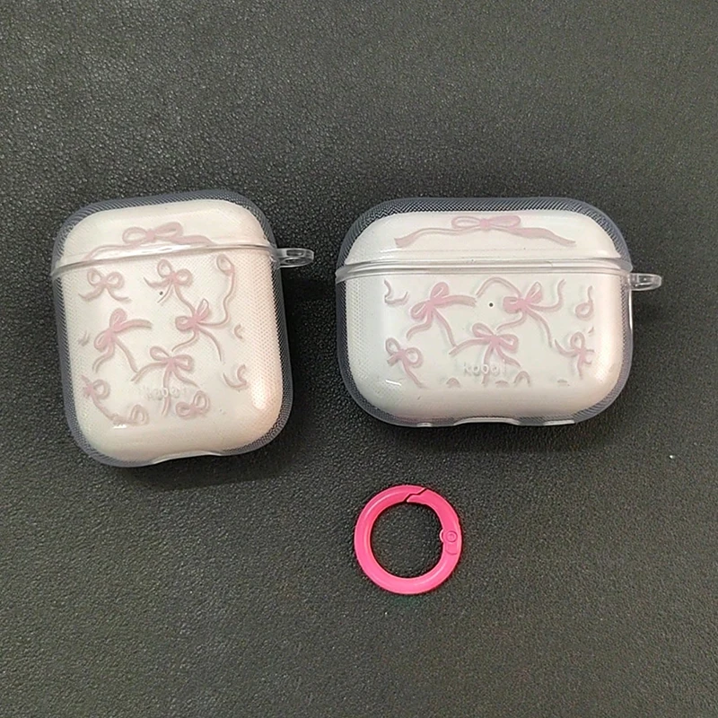 Pink Bow Case for Airpods - Image 6