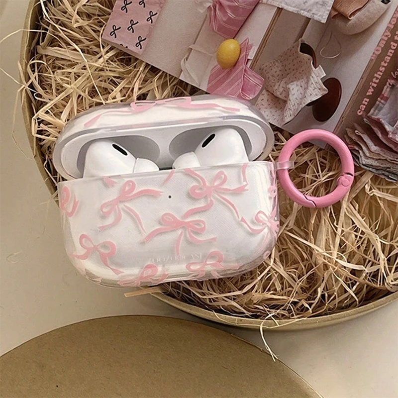Pink Bow Case for Airpods - Image 2