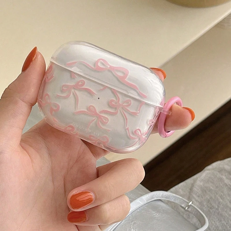 Pink Bow Case for Airpods - Image 5