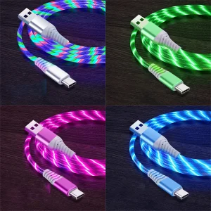 Luminous USB Type Cable Charger - Type C and Iphone
