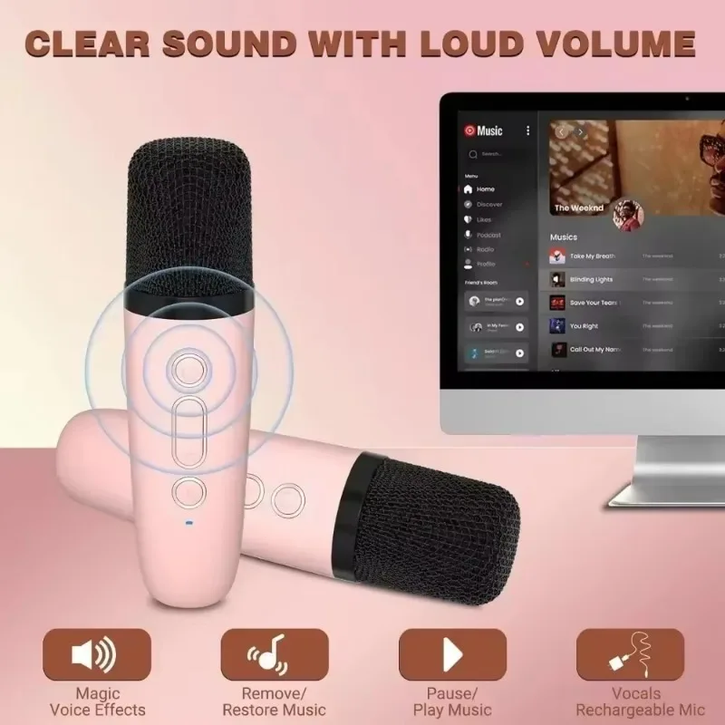 Portable Wireless Karaoke With Microphone - Image 4