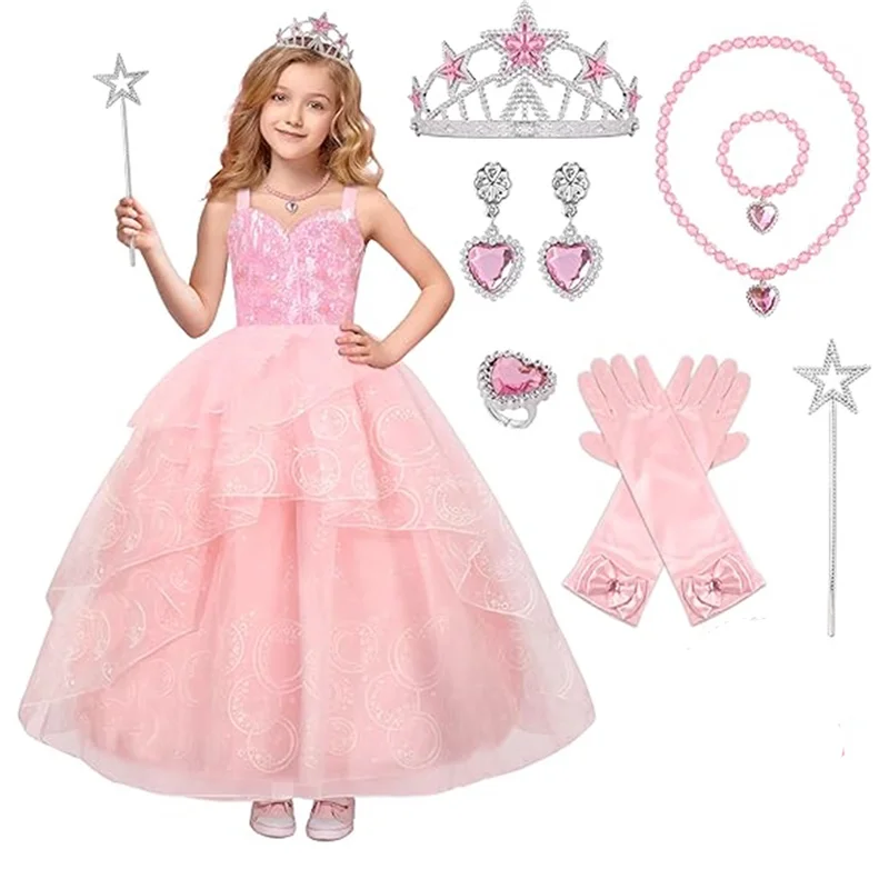 Pink Princess Dress Costume Set