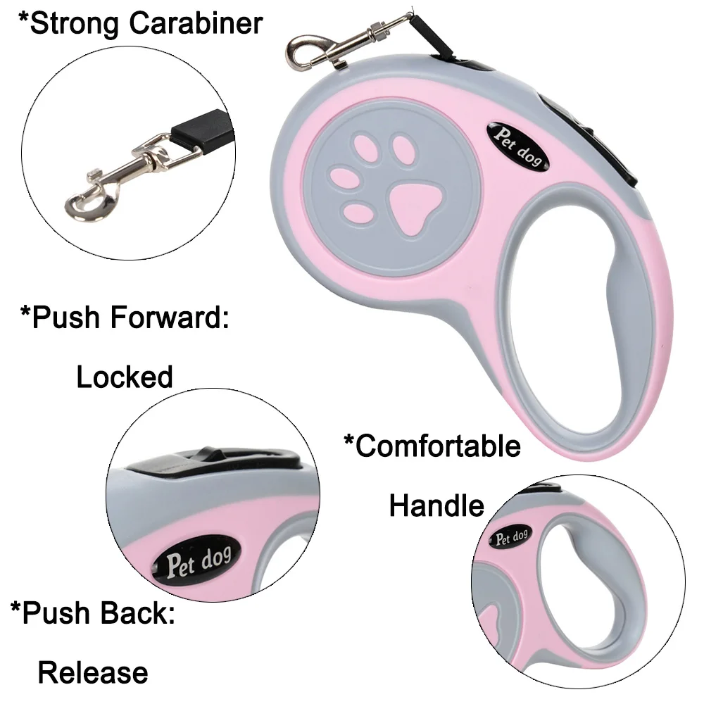 3 Meters 5 Meters Retractable Pet Leash - Image 2