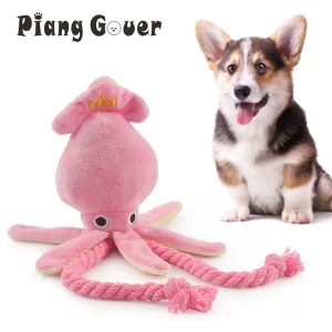 Cute Squid Dog Toy