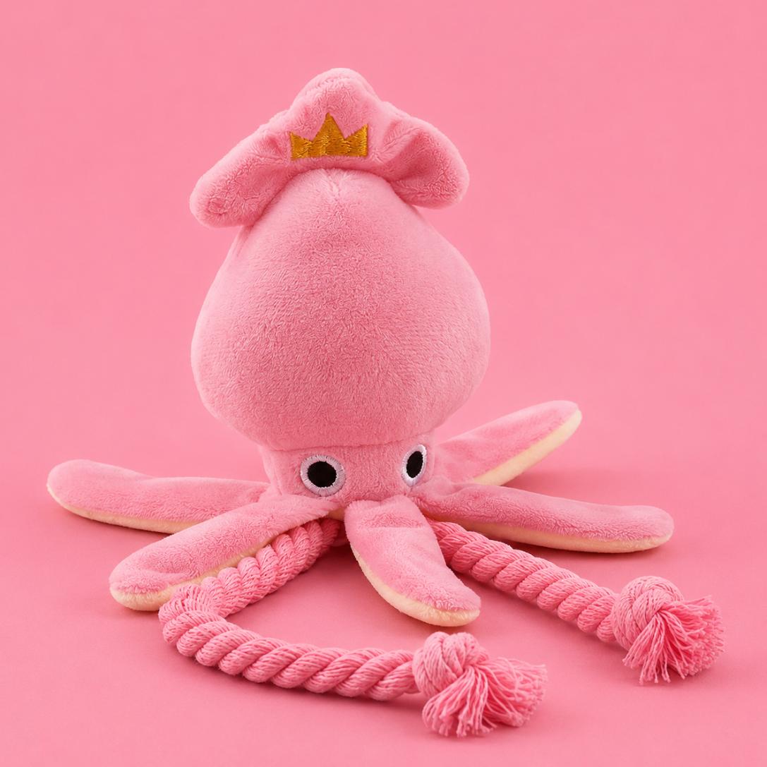 Cute Squid Dog Toy