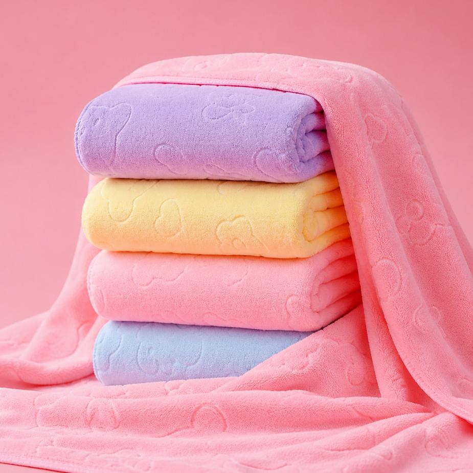 Soft Quick-Dry Bath Towel for Small Dogs & Cats