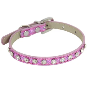 Sparkly Pink Rhinestone Pet Collar