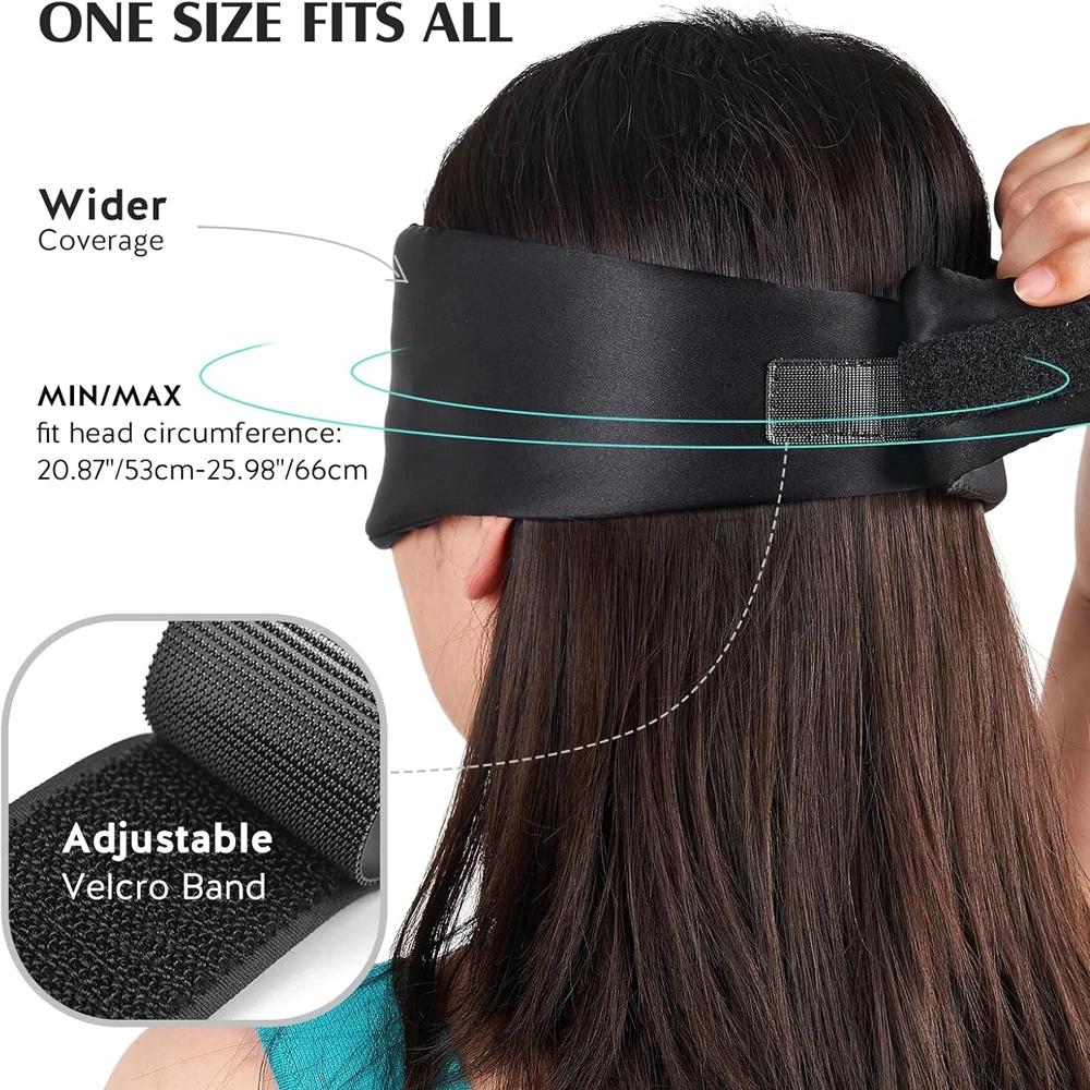 Premium Mulberry Silk Sleep Mask – Ultra Soft Light Blocking Eye Mask - Image 6