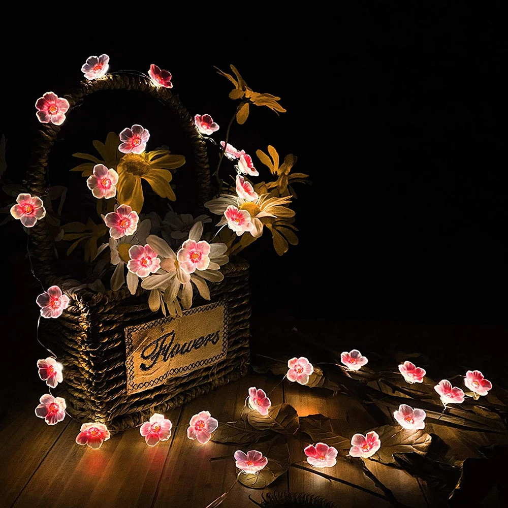 Cherry Blossom Fairy String Lights - Image 4
