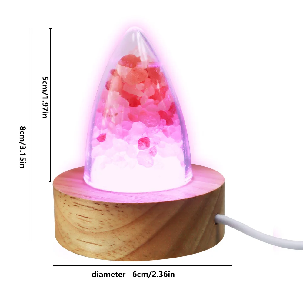 Crystal USB Salt Lamp - Image 2