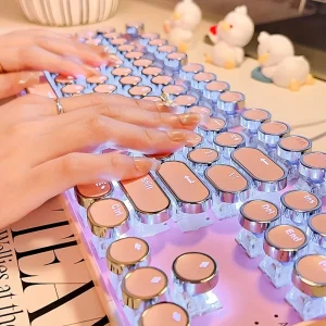 Retro Typewriter Mechanical Keyboard