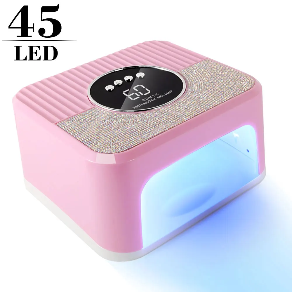 Fast Drying UV LED Nail Lamp With 45 Diamond LEDs