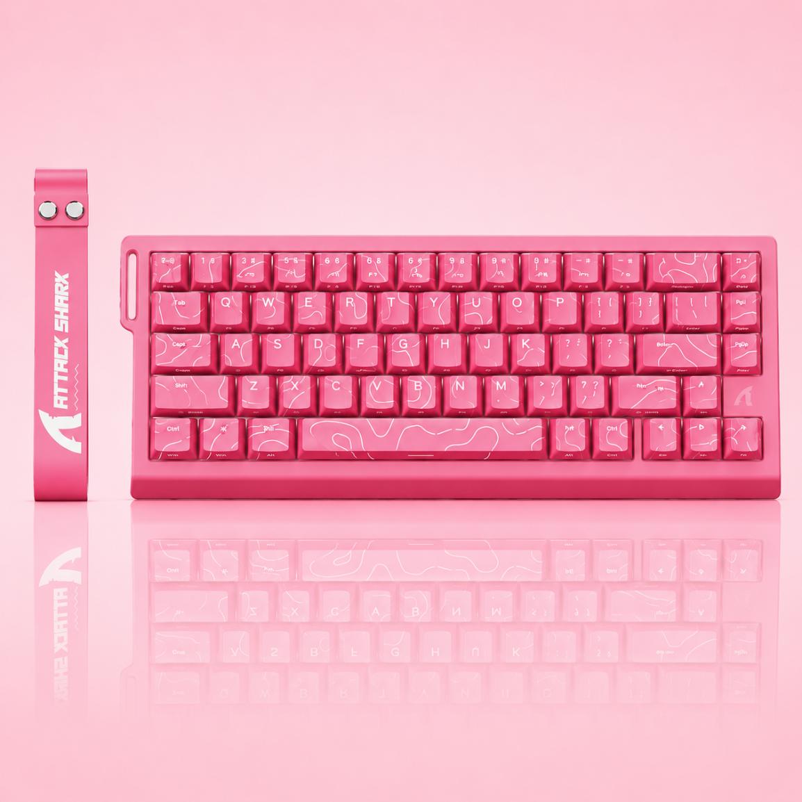 Pink Magnetic Mechanical Gaming Keyboard