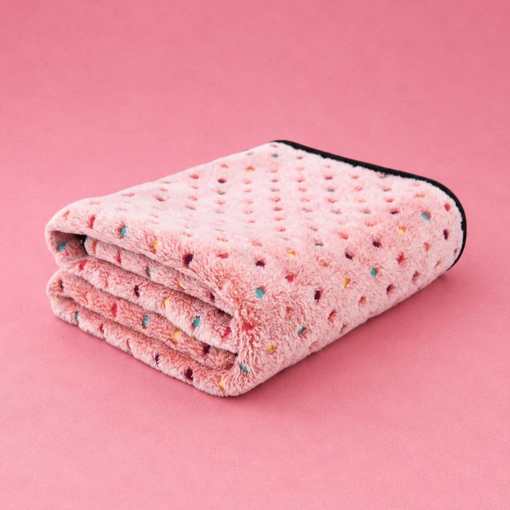 Soft Paw Print Pet Blanket